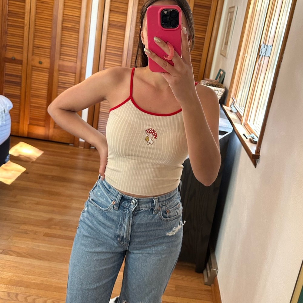 h&m | mushroom tank top